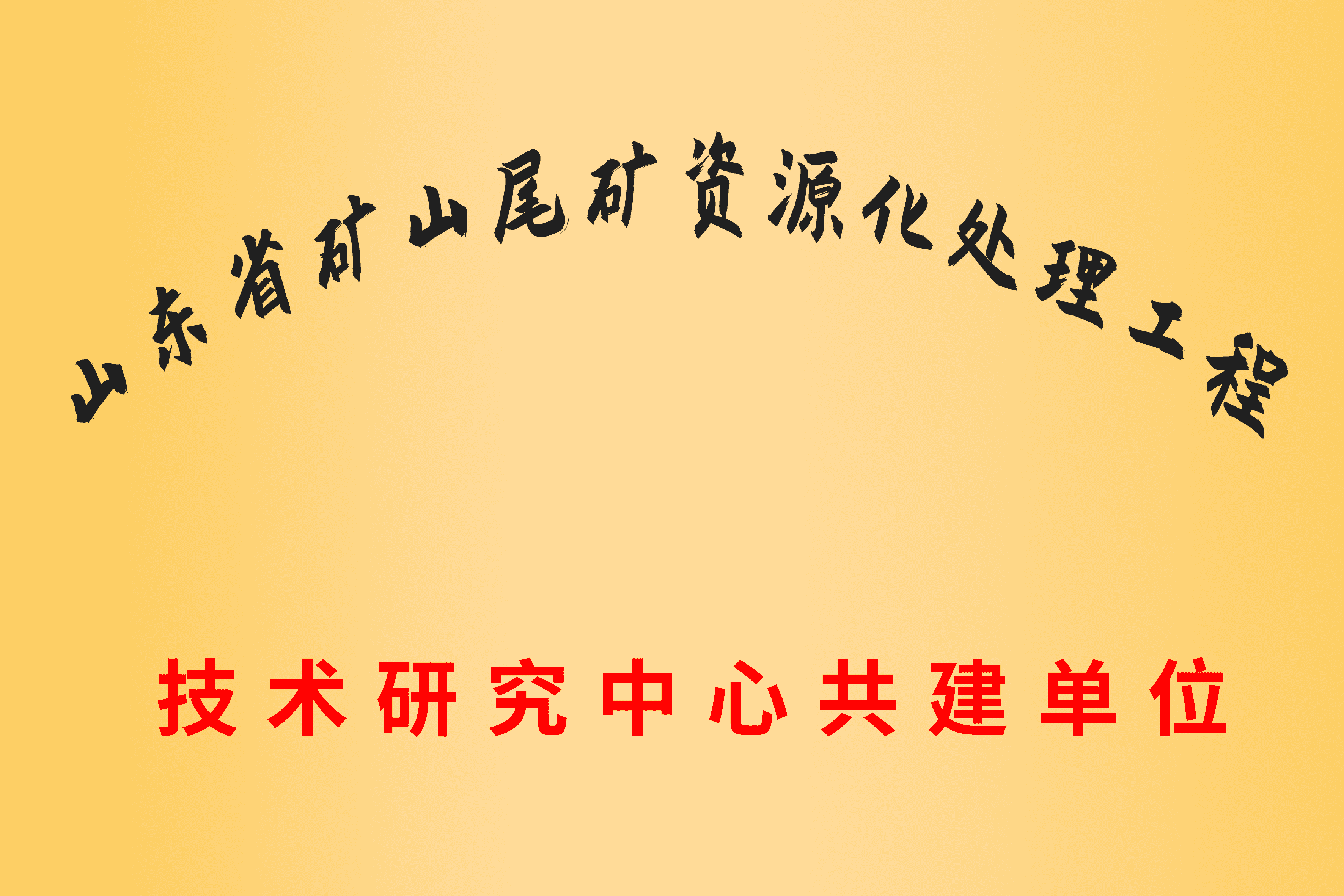 山东省矿山尾矿资源化处理工程技术研究中心共建单位